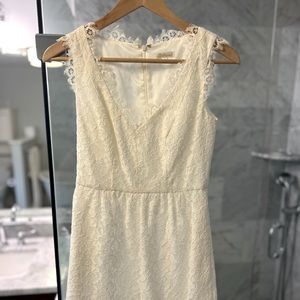Shoshanna pure white dress